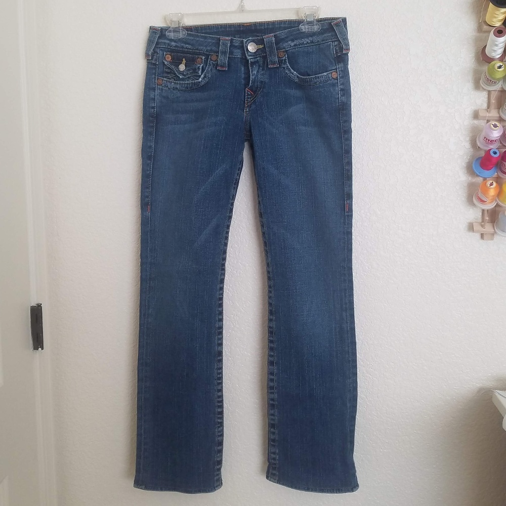 SALE! TRUE RELIGION Billy Straight Leg Jeans 29